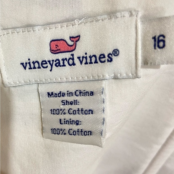 Vineyard Vines sailboat print sundress lined cotton commodore color size 16 - Picture 10 of 10